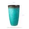Glitzhome® Oversized Turquoise Honeycomb Textured Tall Plastic Planters, 2ct.